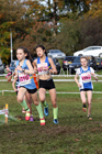 Girls under-13s National Cross Country Relay, Berry Hill Park, Mansfield. Photo:  David T. Hewitson/Sports for All Pics